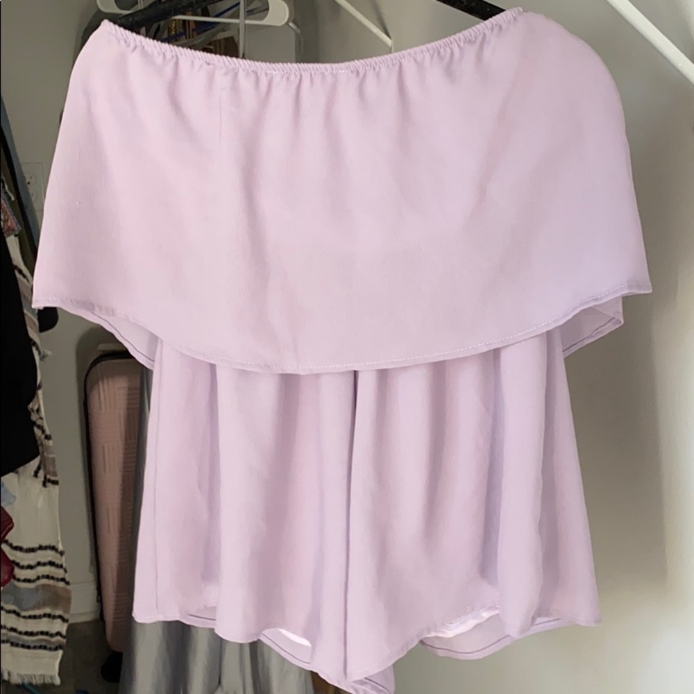 Off the shoulder romper
